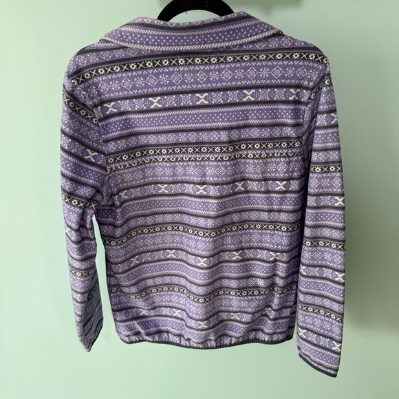 Jacks Purple Patterned Long Sleeve Shirt Size Small - Picture 5 of 7